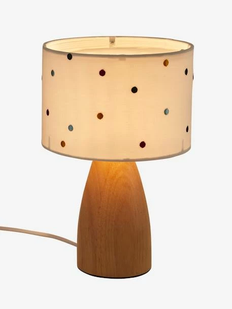 Lampe De Chevet Pois Brodés Beige / Multicolore - Vertbaudet – Image 2