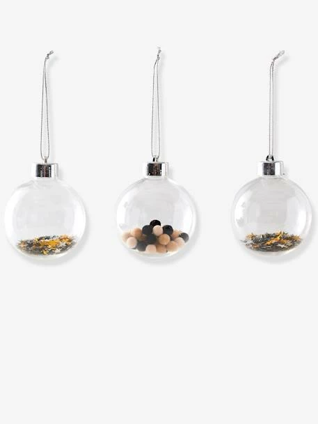 Les 3 Boules De Noël Beige Irisé - Vertbaudet – Image 2