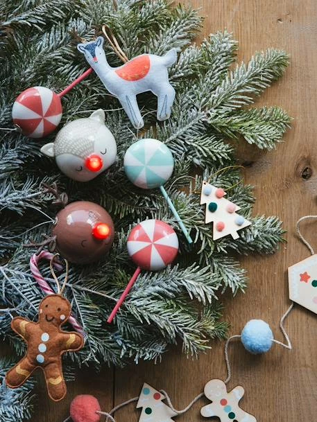 Les 4 Décorations Candy à Suspendre Rouge - Vertbaudet – Image 4