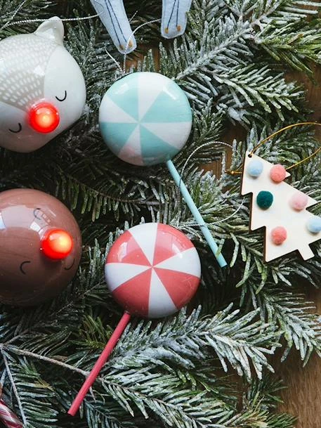 Les 4 Décorations Candy à Suspendre Rouge - Vertbaudet – Image 5