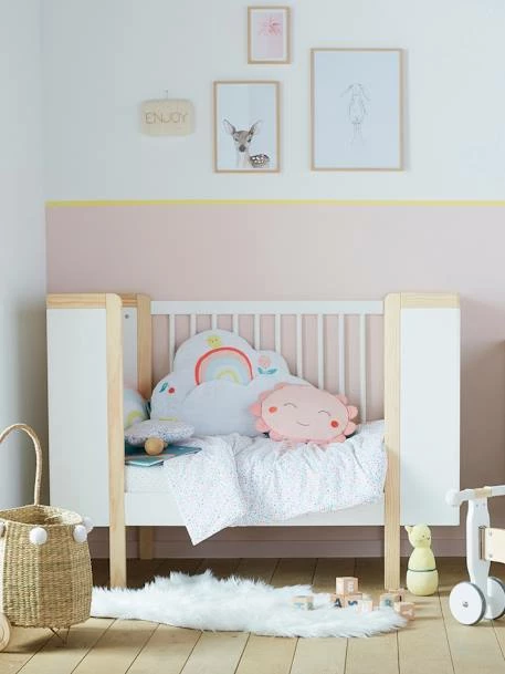 Lit Bébé Transformable LIGNE NOE Blanc - Vertbaudet – Image 2