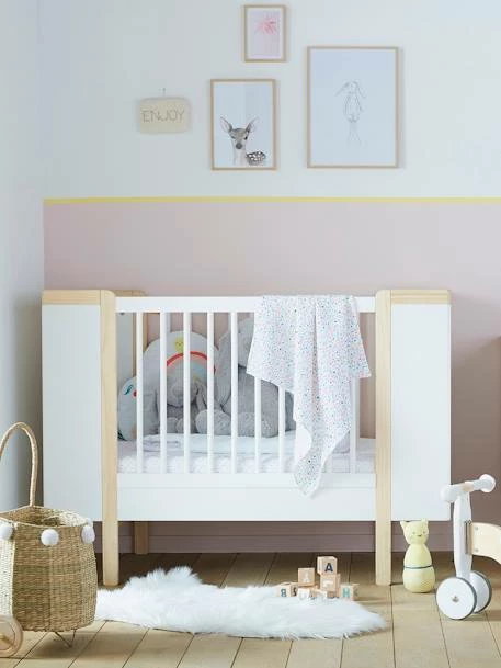 Lit Bébé Transformable LIGNE NOE Blanc - Vertbaudet – Image 3