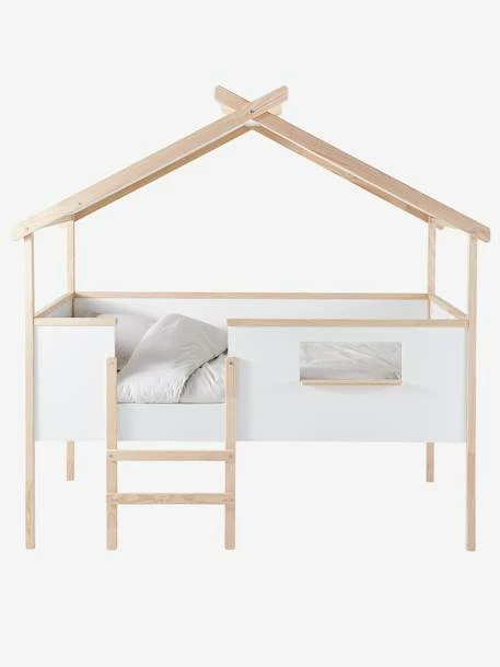 Lit Cabane Enfant Robinson Blanc - Vertbaudet