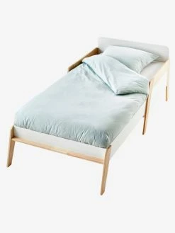 Lit Enfant évolutif 3 Tailles LIGNE RETRO Blanc Mate - Vertbaudet