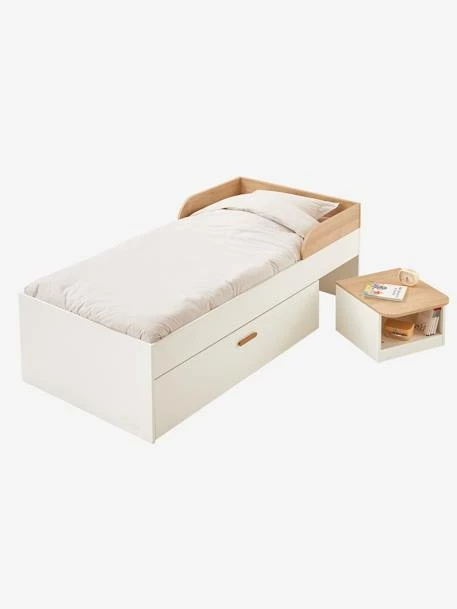 Lit Enfant Multi Rangements HAPPY Blanc - Vertbaudet – Image 3