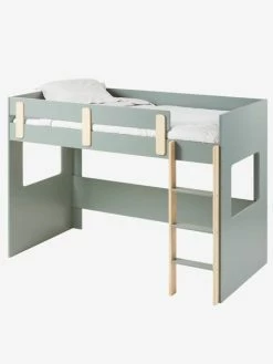 Lit Mezzanine Mi-hauteur Enfant LIGNE EVEREST Blanc/bois - Vertbaudet 12 Lit Mezzanine Mi-hauteur Enfant LIGNE EVEREST Blanc/bois - Vertbaudet -Philips boutique lit mezzanine mi hauteur enfant ligne everest 4