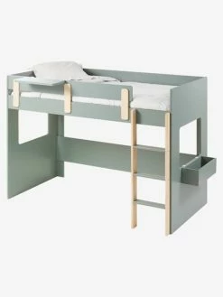 Lit Mezzanine Mi-hauteur Enfant LIGNE EVEREST Blanc/bois - Vertbaudet 13 Lit Mezzanine Mi-hauteur Enfant LIGNE EVEREST Blanc/bois - Vertbaudet -Philips boutique lit mezzanine mi hauteur enfant ligne everest 5