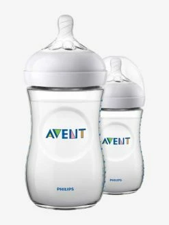 Lot De 2 Biberons 260 Ml Philips AVENT Natural Sans BPA Transparent - Philips Avent