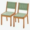Lot De 2 Chaises Outdoor Maternelle Summer Kaki - Vertbaudet