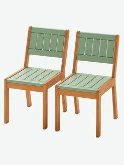 Lot De 2 Chaises Outdoor Maternelle Summer Kaki - Vertbaudet