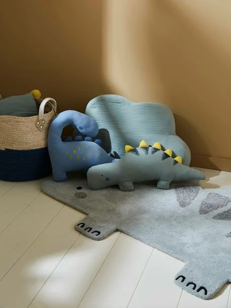 Lot De 2 Coussins PETIT DINO Bleu / Kaki - Vertbaudet – Image 4