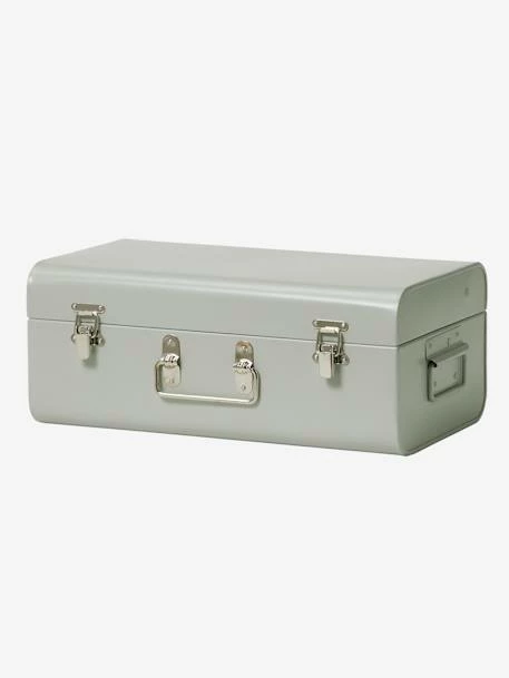 Lot De 2 Malles En Métal Gigognes Vert / Jaune - Vertbaudet – Image 2