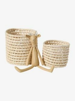 Lot De 2 Paniers Feuilles De MaĂŻs Naturel - Vertbaudet