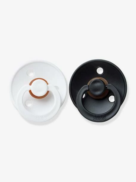 Lot De 2 Sucettes-tétines BIBS Colour, Taille 1 De 0 à 6 Mois Blush & Vanilla - Bibs
