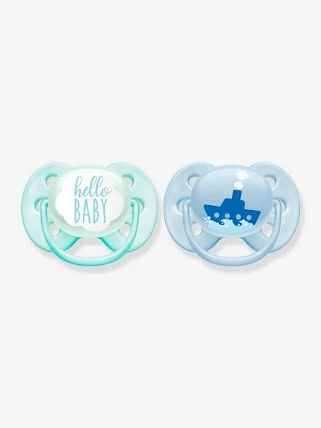 Lot De 2 Sucettes Ultra Douces 1er âge Philips AVENT Lapin Blanc - Philips Avent 4 Lot De 2 Sucettes Ultra Douces 1er âge Philips AVENT Lapin Blanc - Philips Avent – Image 2