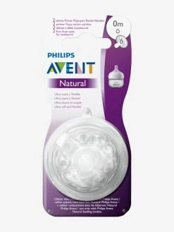 Lot De 2 Tétines Philips AVENT Natural, 5 Débits Transparent - Philips Avent 10 Lot De 2 Tétines Philips AVENT Natural, 5 Débits Transparent - Philips Avent -Philips boutique lot de 2 tetines philips avent natural 5 debits 2