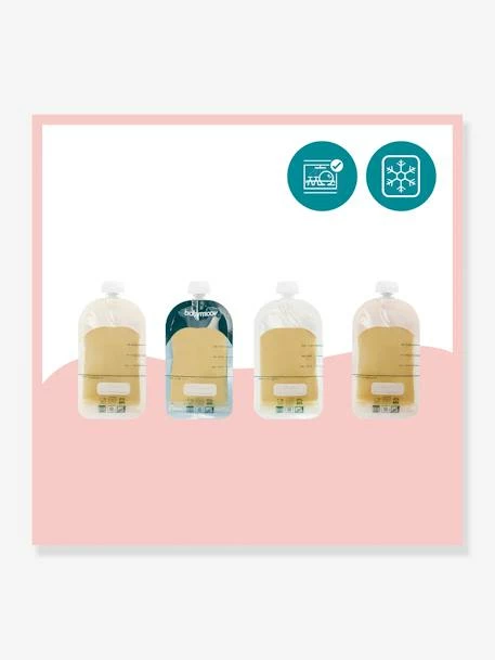 Lot De 20 Gourdes Réutilisables BABYMOOV Bleu - Babymoov – Image 4