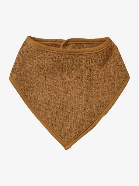 Lot De 3 Bavoirs Bandanas En éponge Et Gaze De Coton Caramel - Vertbaudet 5 Lot De 3 Bavoirs Bandanas En éponge Et Gaze De Coton Caramel - Vertbaudet – Image 3