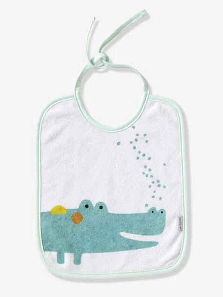 Lot De 7 Bavoirs Bébé VERTBAUDET Imprimé Jungle - Vertbaudet – Image 4