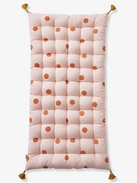 Matelas De Sol Ă Pompons MINI MAXI POIS Rose - Vertbaudet