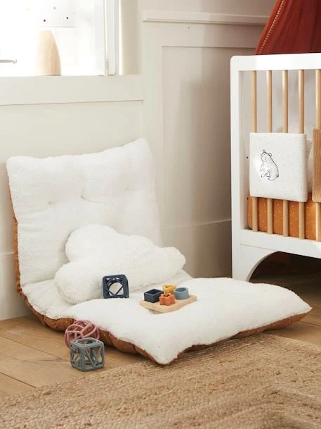 Matelas De Sol Bi Matière PETIT NOMADE Ecru / Caramel - Vertbaudet – Image 2