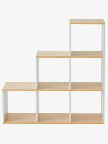 Meuble 6 Cases Blanc / Bois - Vertbaudet – Image 3