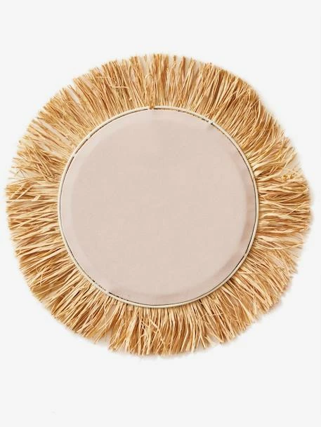 Miroir Rond Raphia Beige / Rose - Vertbaudet – Image 5