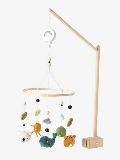 Mobile Musical MINI ZOO Beige / Multicolore - Vertbaudet – Image 4
