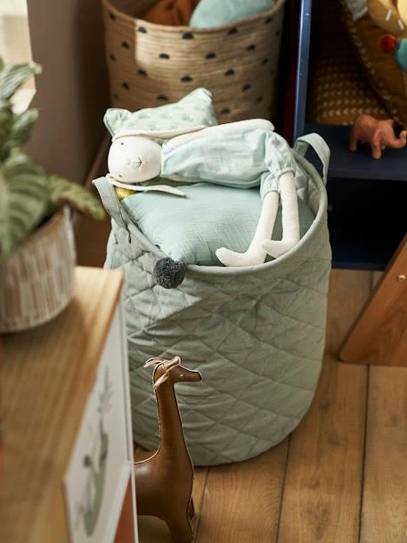 Panier Matelassé Guimauve Jaune Moutarde - Vertbaudet – Image 5