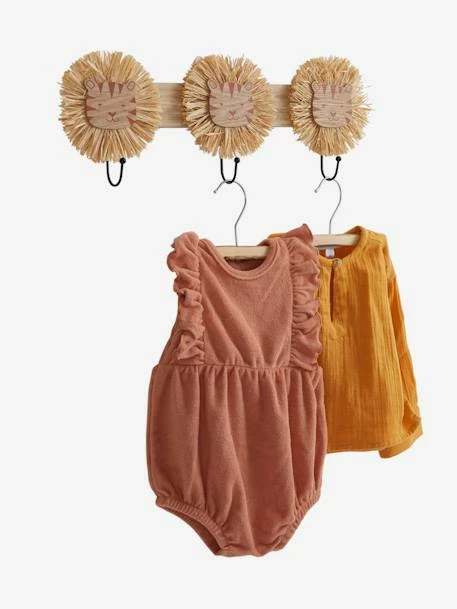 Patère Lions En Raphia Bois/raphia - Vertbaudet – Image 4