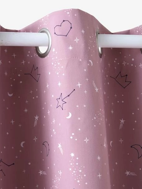 Rideau Occultant MISS CONSTELLATION Parme Foncé - Vertbaudet