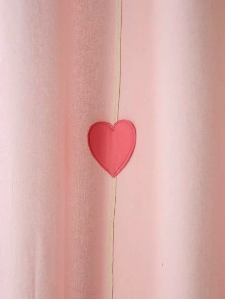Rideau Tamisant Guirlande Coeurs Rose - Vertbaudet – Image 3