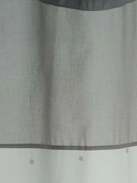 Rideau Voilage étoiles Blanc / Grege - Vertbaudet – Image 3
