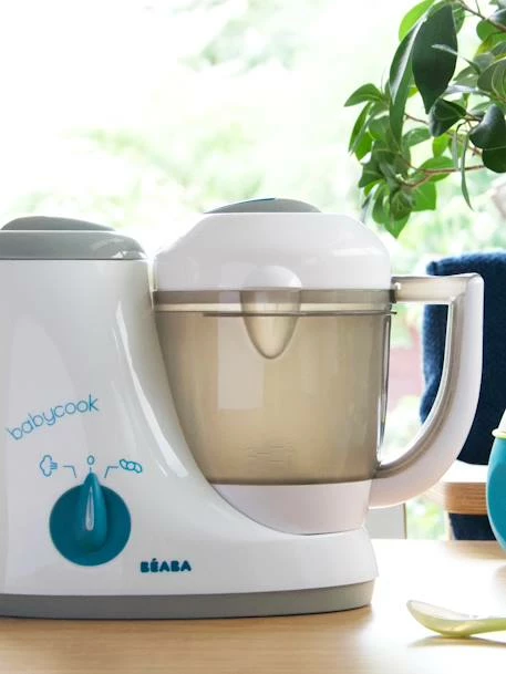 Robot BEABA Babycook Original Blanc/bleu/gris - Beaba 3 Robot BEABA Babycook Original Blanc/bleu/gris - Beaba
