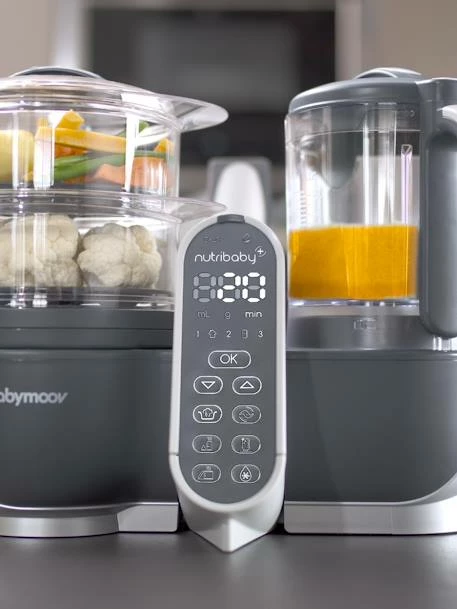 Robot Multifonction BABYMOOV Nutribaby+ Préparateur Culinaire Cuiseur Et Mixeur Industrial Grey - Babymoov – Image 2
