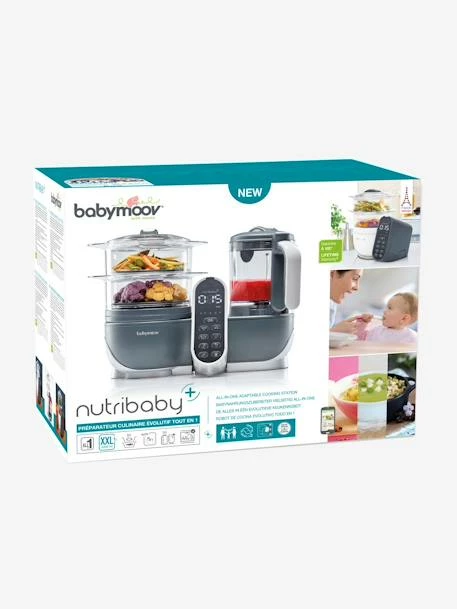 Robot Multifonction BABYMOOV Nutribaby+ Préparateur Culinaire Cuiseur Et Mixeur Industrial Grey - Babymoov – Image 6