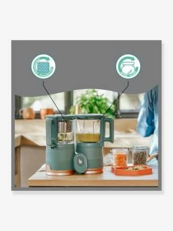 Robot Multifonctions Nutribaby Glass BABYMOOV Forest Green - Babymoov -Philips boutique robot multifonctions nutribaby glass babymoov 5