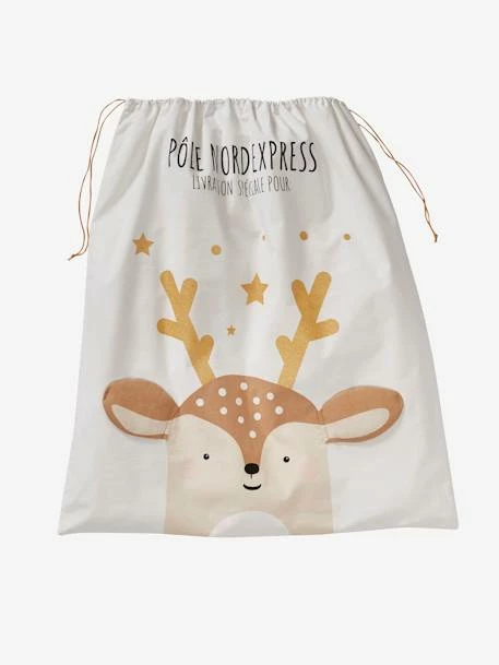 Sac à Jouets Personnalisable Renne Ecru - Vertbaudet – Image 6