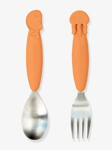 Set 2 Couverts DONE BY DEER YummyPlus Sea Friends Rose - Done By Deer – Image 5