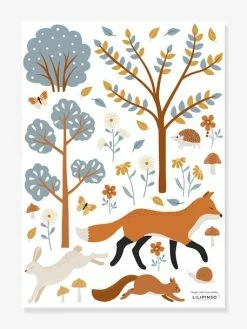 Stickers Renard Joro LILIPINSO Marron - Lilipinso