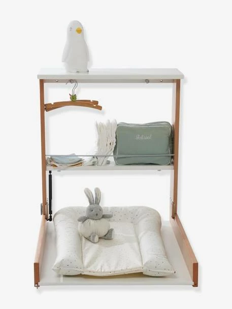 Table à Langer Murale Naturel/blanc - Vertbaudet – Image 2