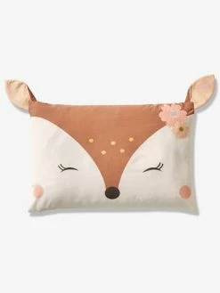 Taie D'oreiller Bébé FORET ENCHANTEE écru / Multicolore - Vertbaudet