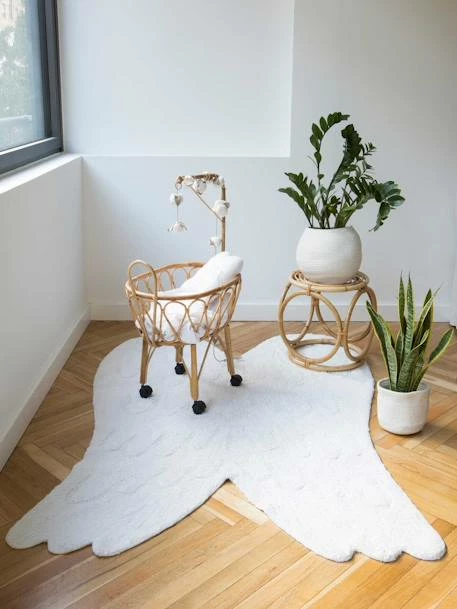 Tapis Coton Lavable Ailes D'anges LORENA CANALS Blanc - Lorena Canals – Image 2