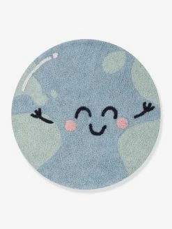 Tapis Coton Lavable Big Big World LORENA CANALS Bleu - Lorena Canals
