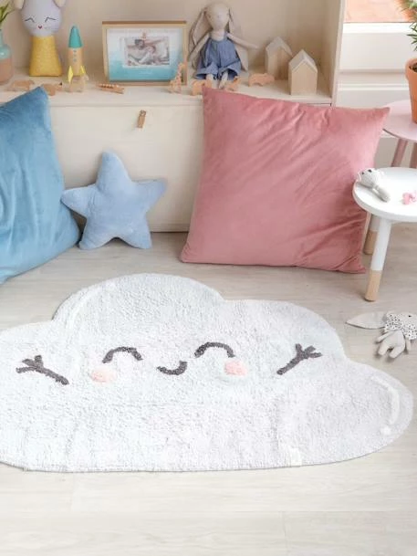 Tapis Coton Lavable Nuage Happy Cloud LORENA CANALS Gris - Lorena Canals – Image 2
