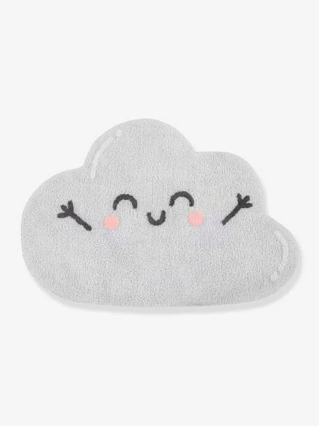 Tapis Coton Lavable Nuage Happy Cloud LORENA CANALS Gris - Lorena Canals