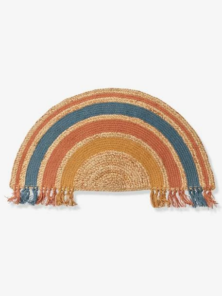 Tapis En Jute Arc-en-ciel WILD SAHARA Bleu / Multicolore - Vertbaudet