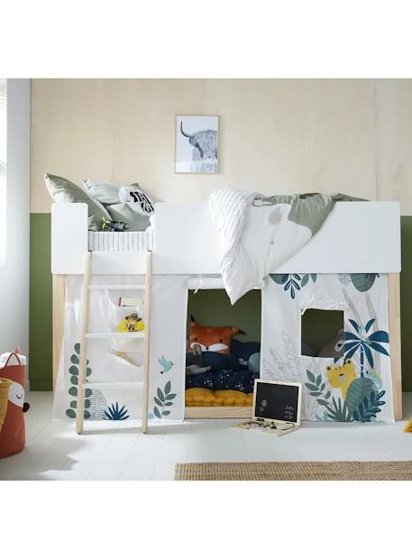 Tente De Lit Jungle Imaginaire Blanc Clair Uni Avec Decor - Vertbaudet – Image 3