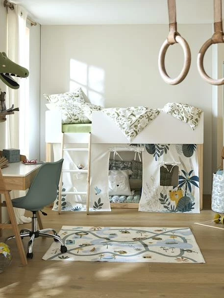 Tente De Lit Jungle Imaginaire Blanc Clair Uni Avec Decor - Vertbaudet – Image 4