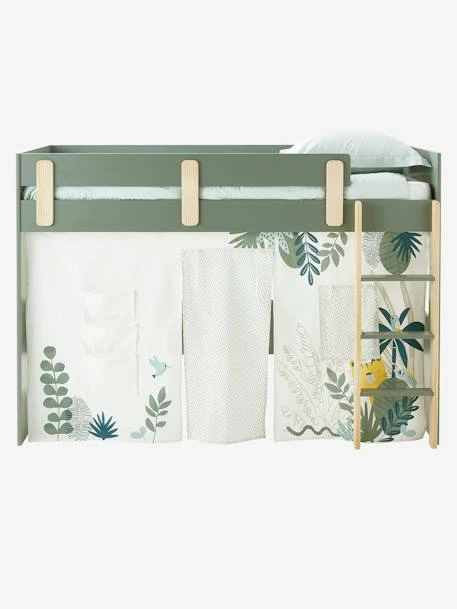 Tente De Lit Jungle Imaginaire Blanc Clair Uni Avec Decor - Vertbaudet